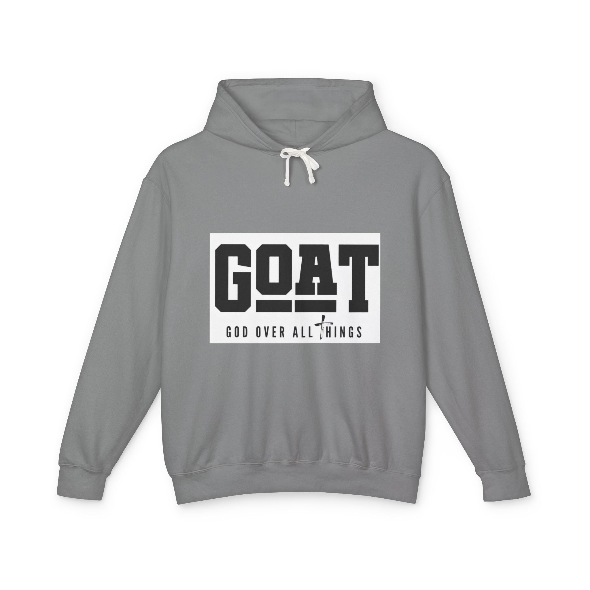 GOAT Hoodie — "God Over All Things" Lightweight Hooded Sweatshirt