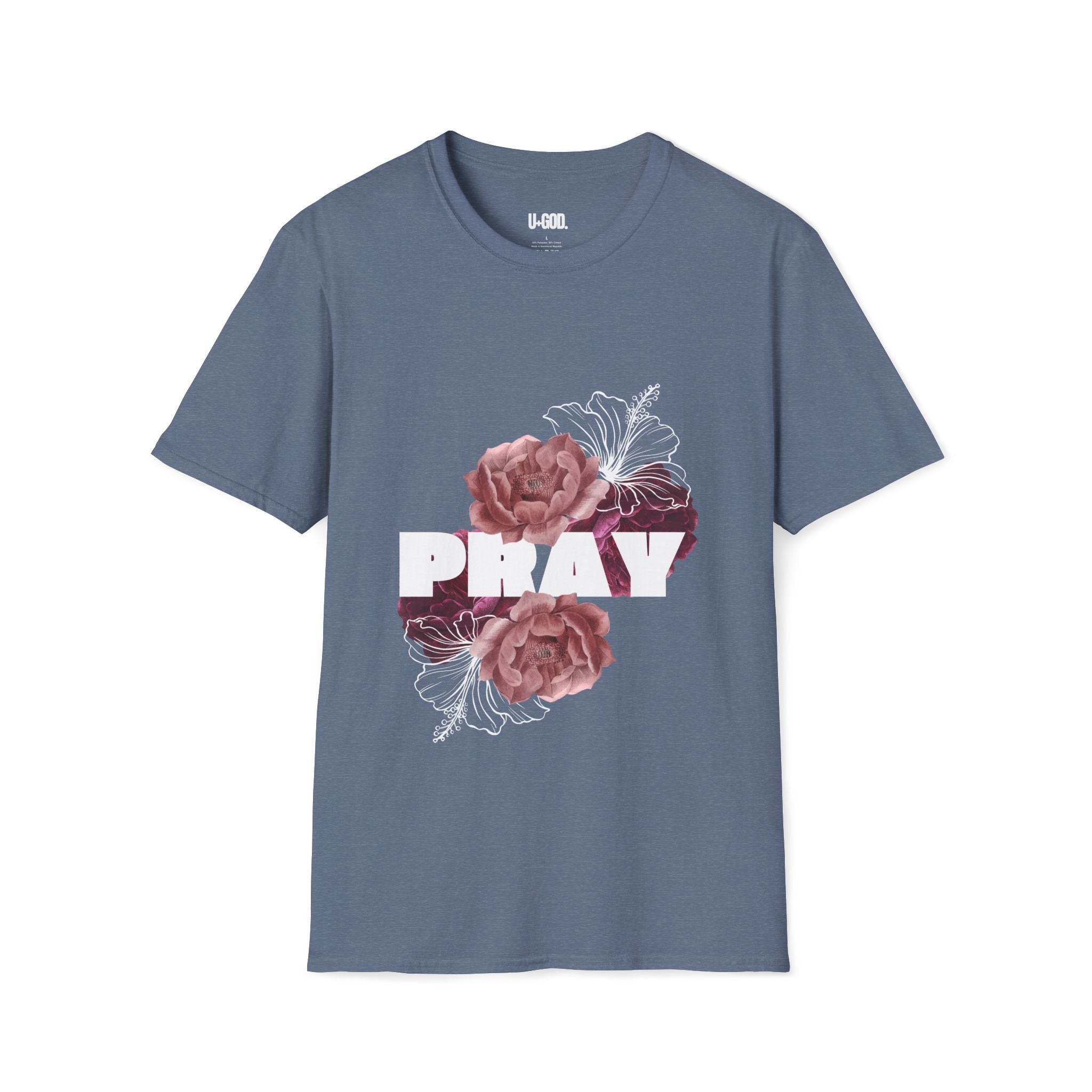 Pray Soft-style T-Shirt | U+God Clothing Line - U+GOD