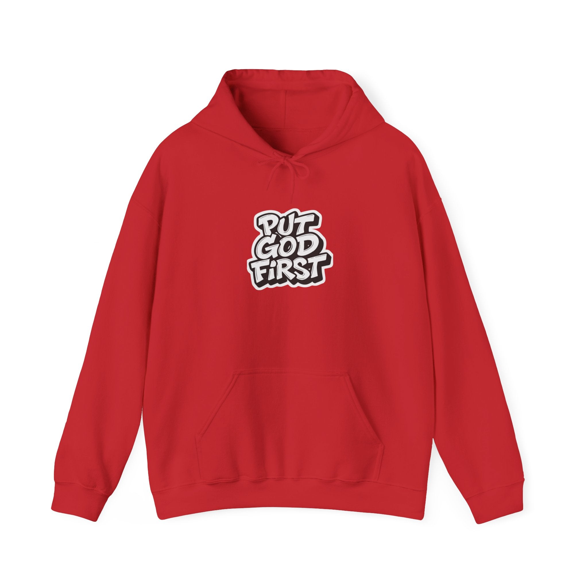 Put God First Hoodie — Christian Faith Pullover