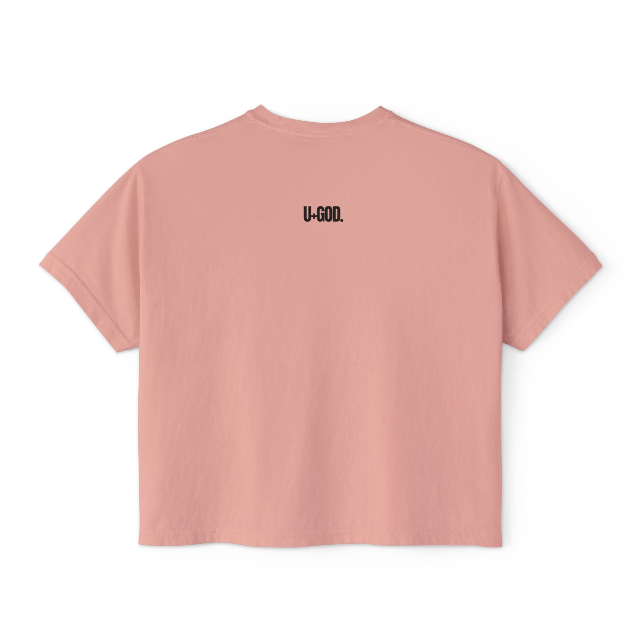 Rooted Boxy Tee — Minimalist Women's Crop Shirt