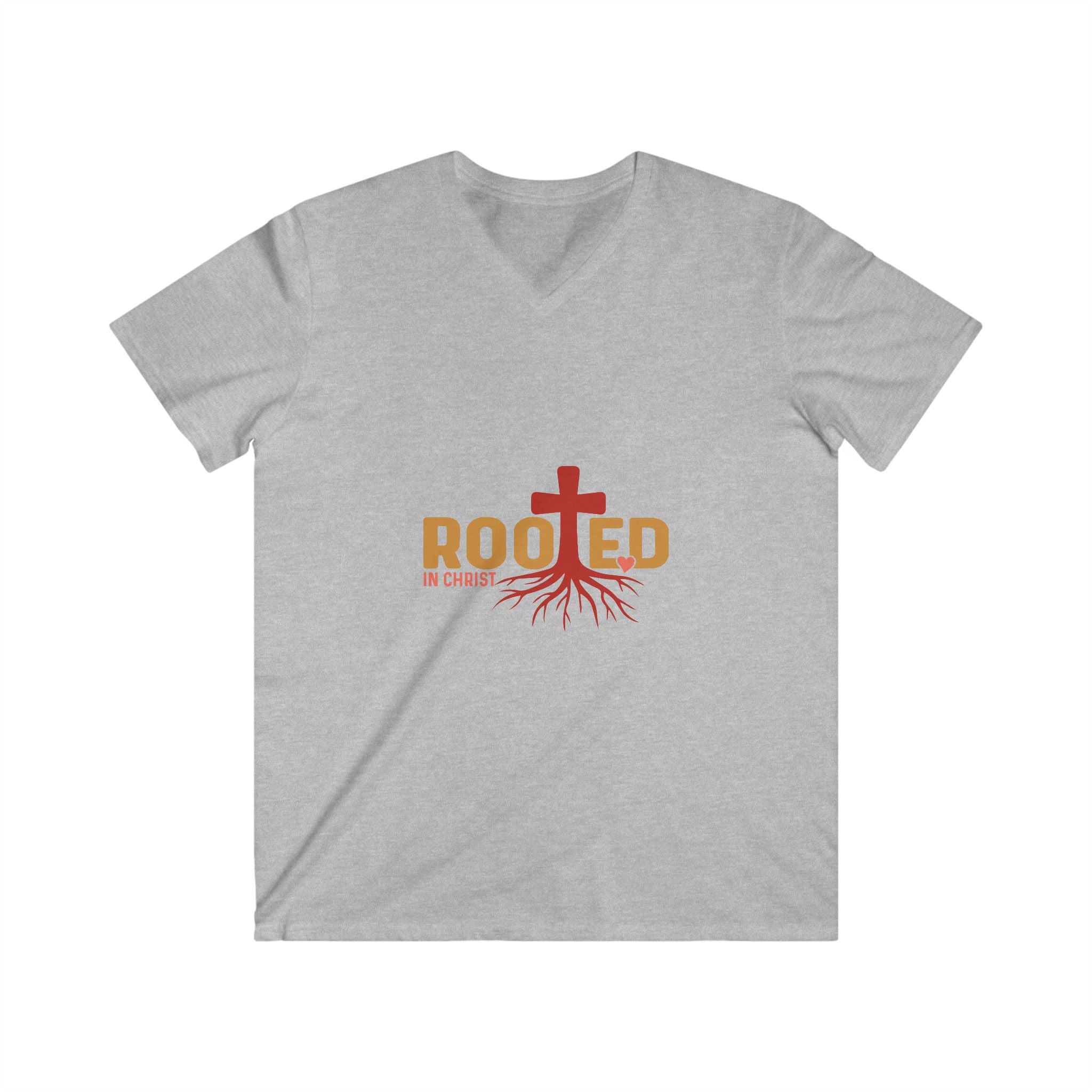 Men's Tee - Rooted in Christ, Faith-Inspired Apparel - U+GOD