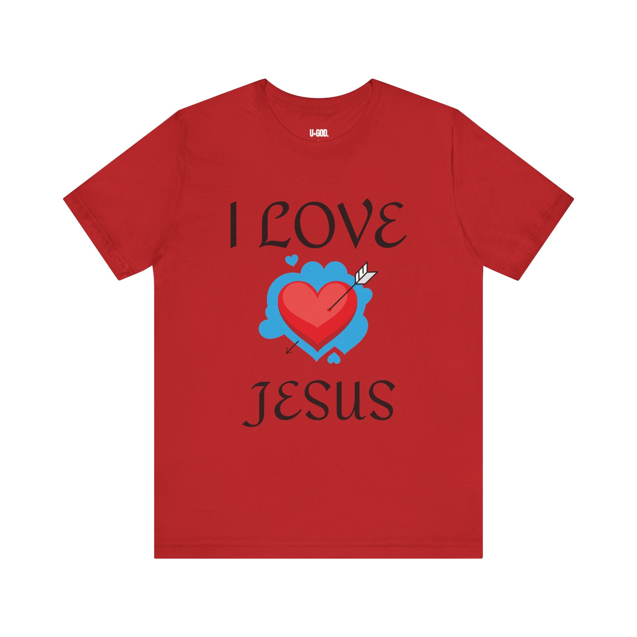 Unisex I love Jesus Tee - U+GOD