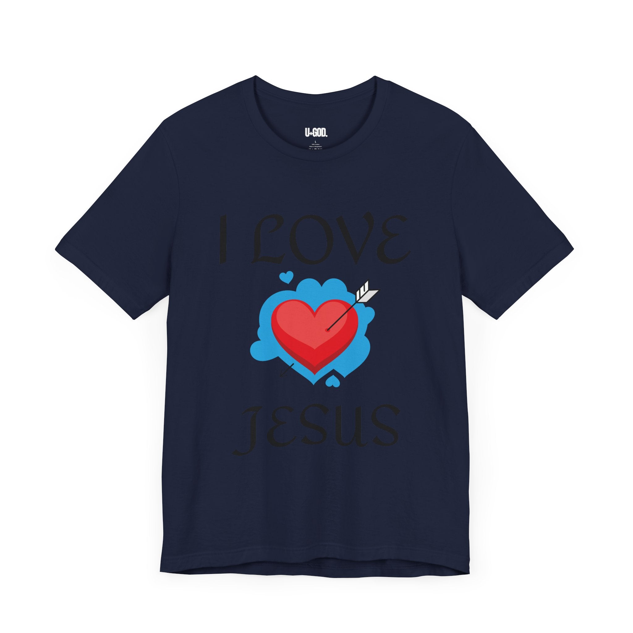 Unisex I love Jesus Tee - U+GOD