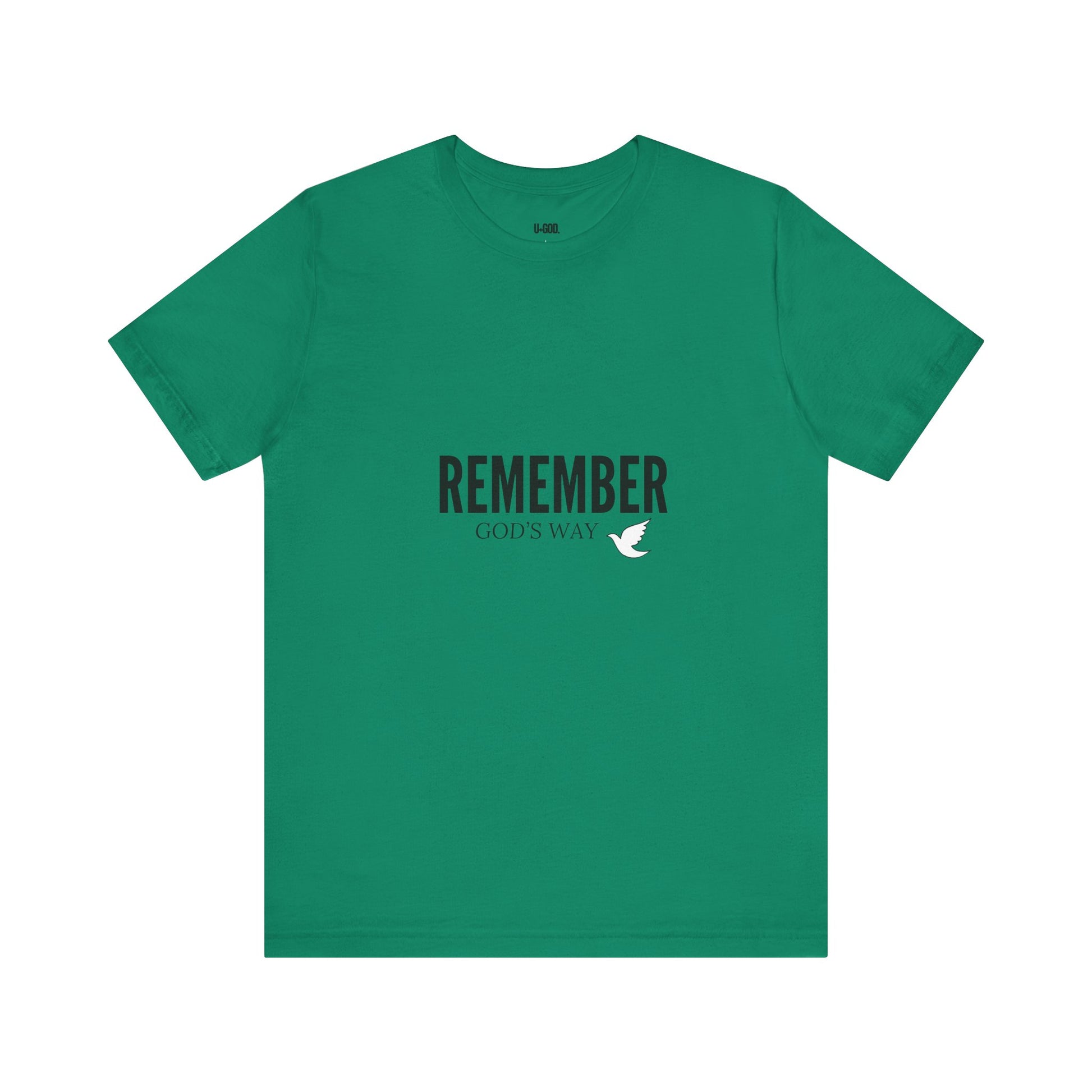 White Dove Unisex Tee - Remember God's Way - U+GOD