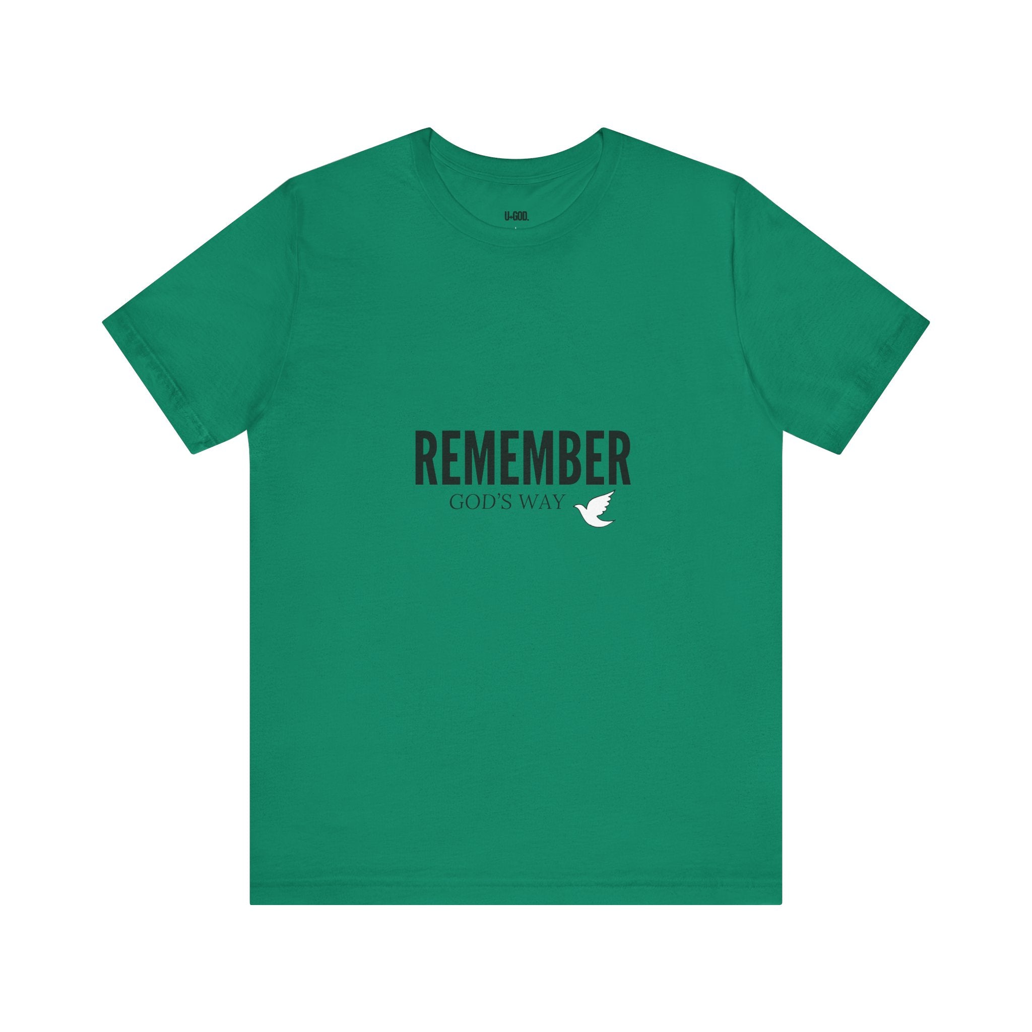 White Dove Unisex Tee - Remember God's Way - U+GOD