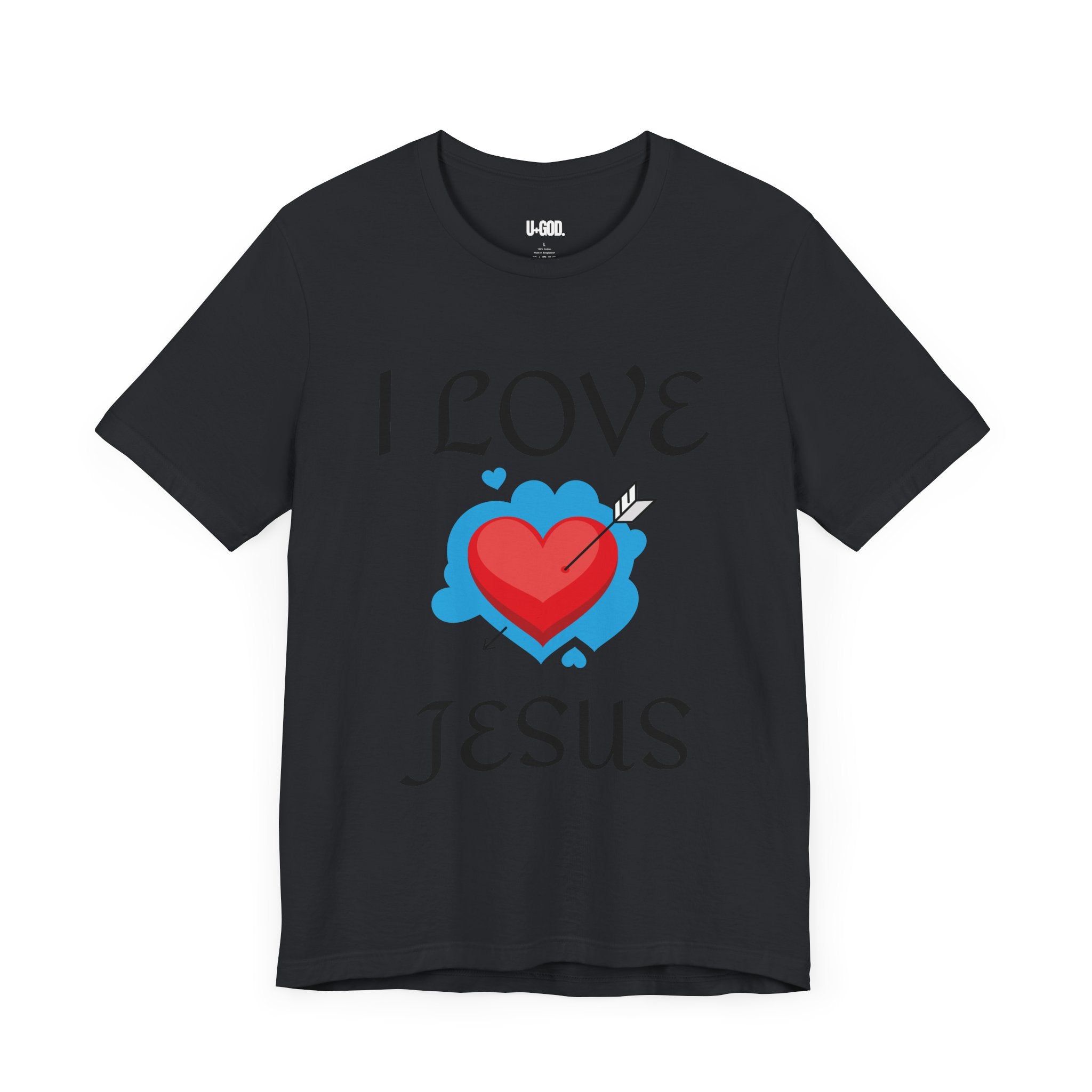 Unisex I love Jesus Tee - U+GOD