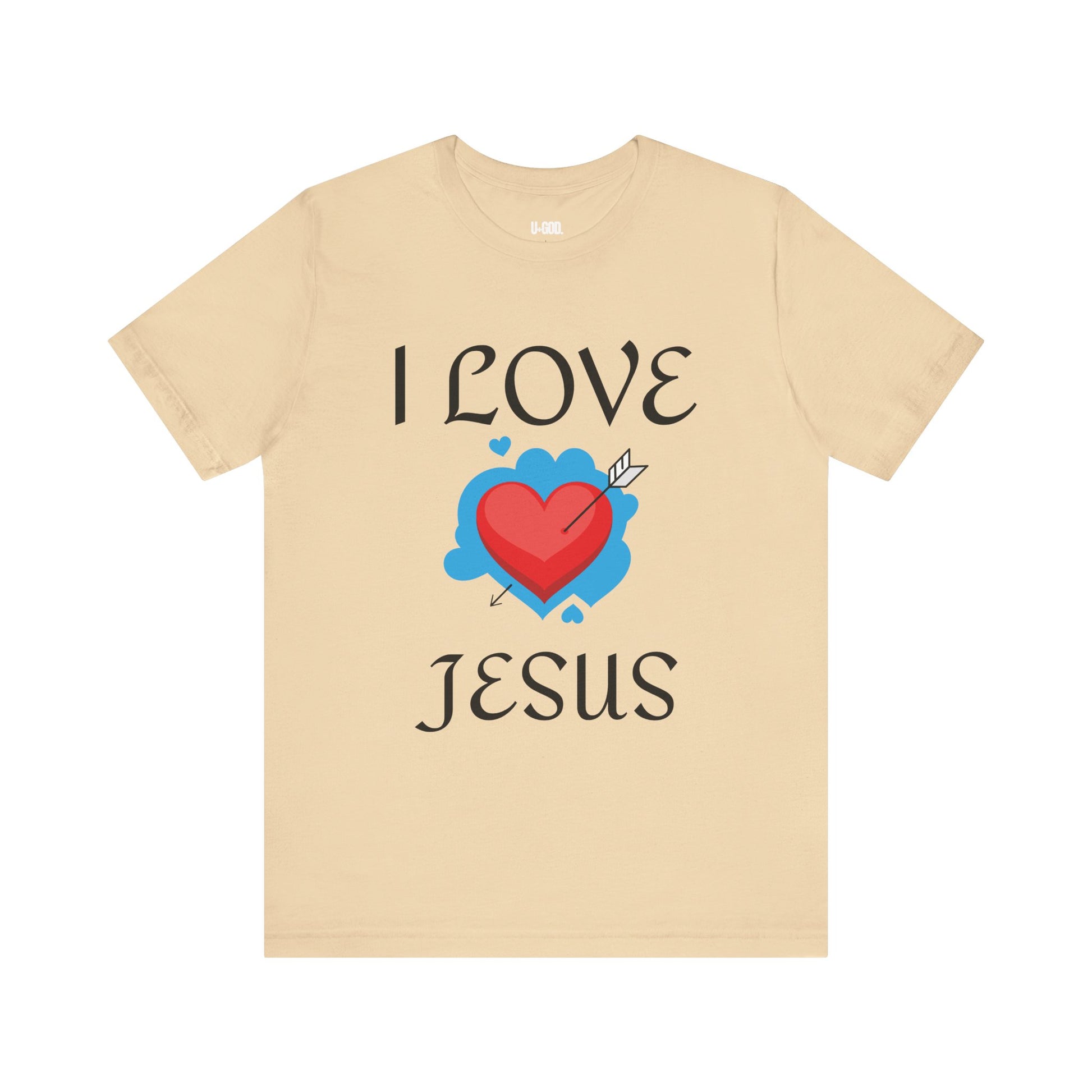 Unisex I love Jesus Tee - U+GOD