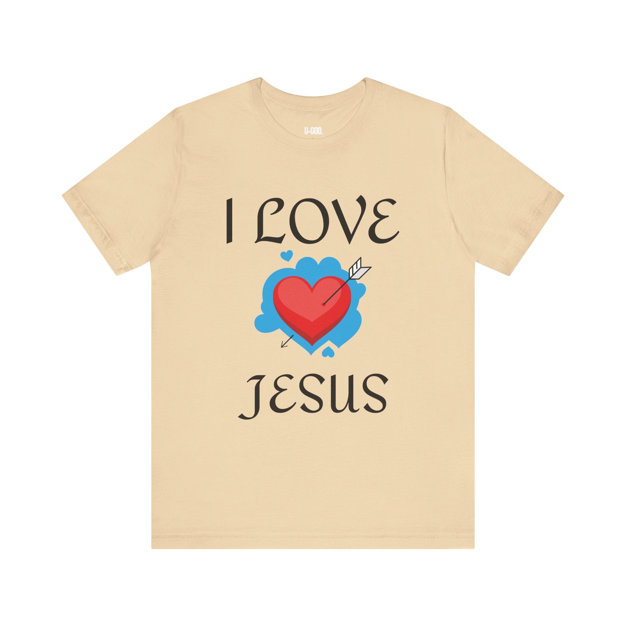 Unisex I love Jesus Tee - U+GOD