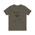 U+GOD Unisex Label Typography 'God is Love' T-Shirt: Sharing the Message of Love and Faith - U+GOD