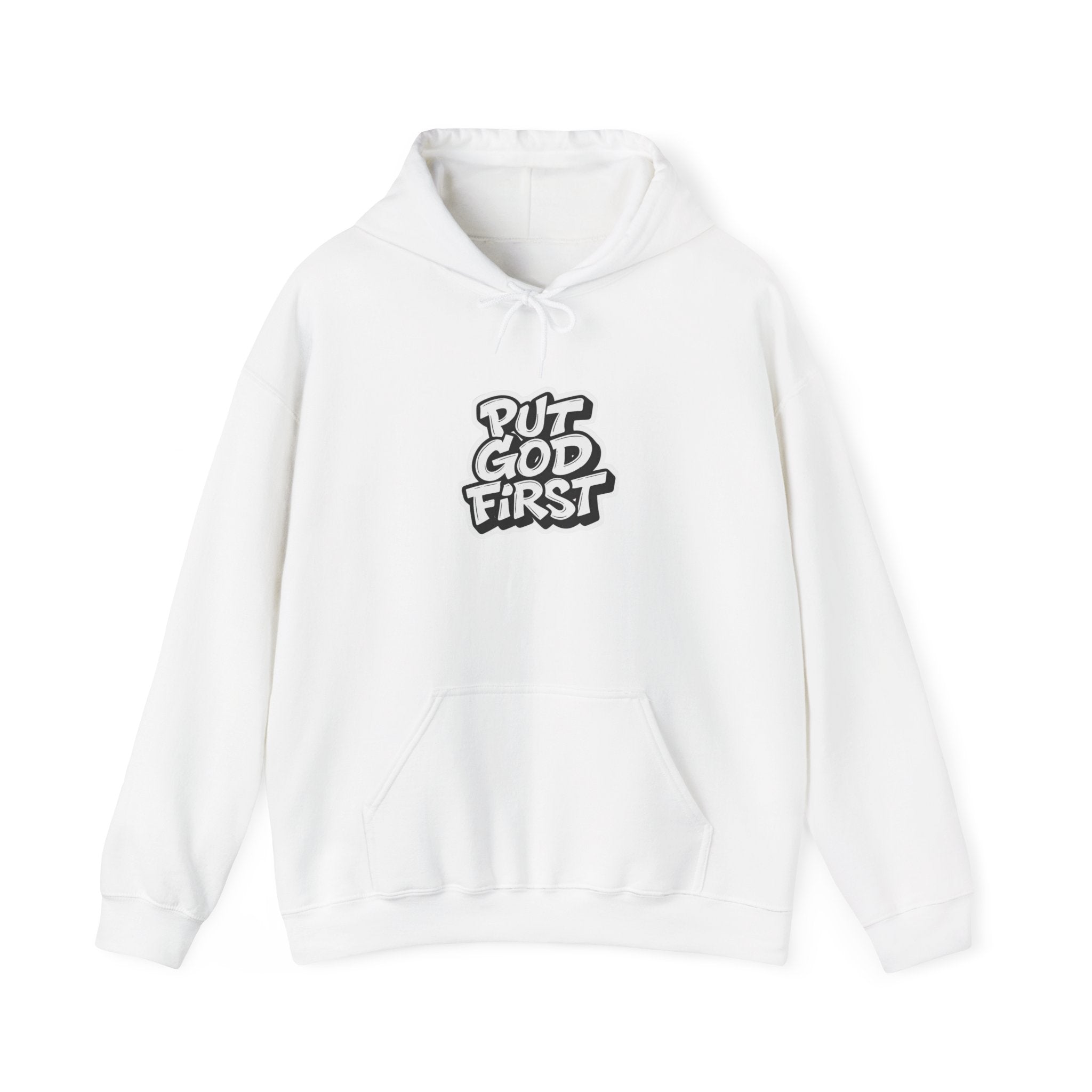 Put God First Hoodie — Christian Faith Pullover