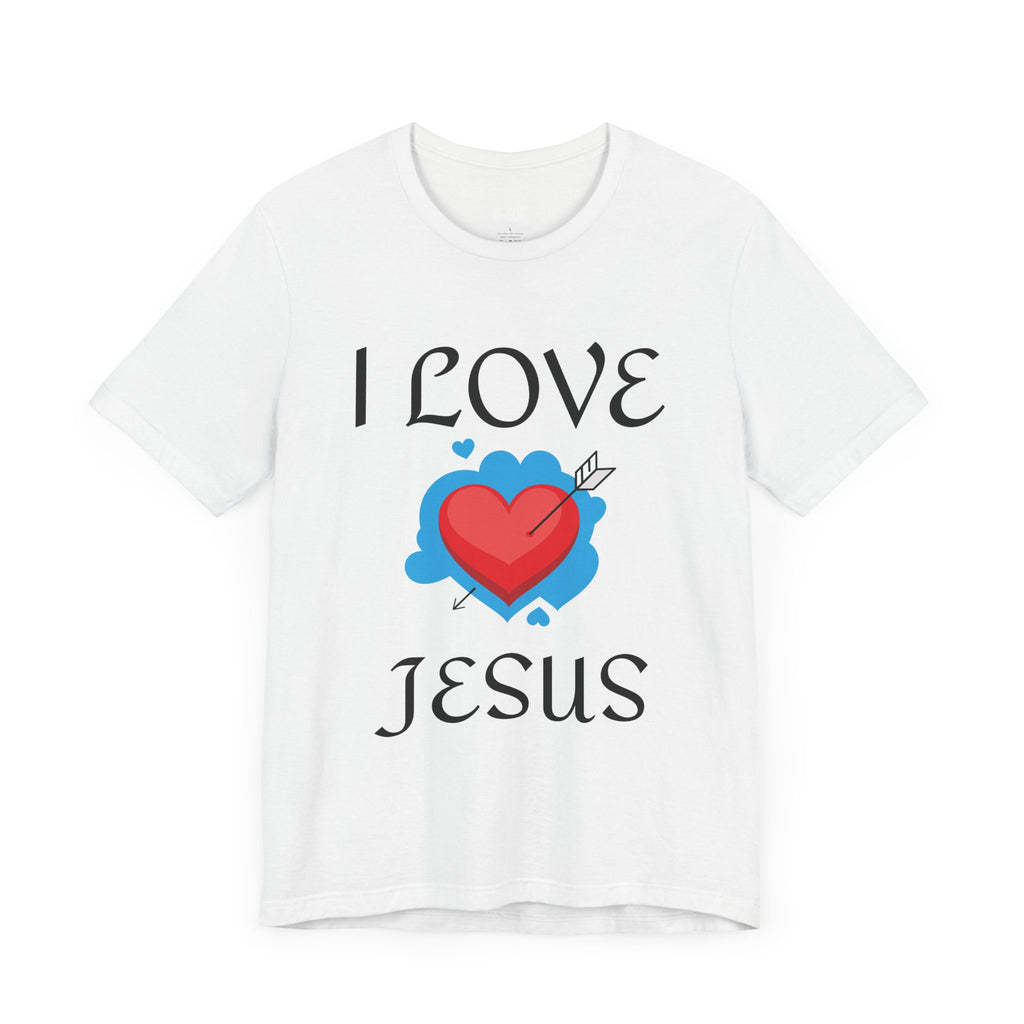 Unisex I love Jesus Tee - U+GOD