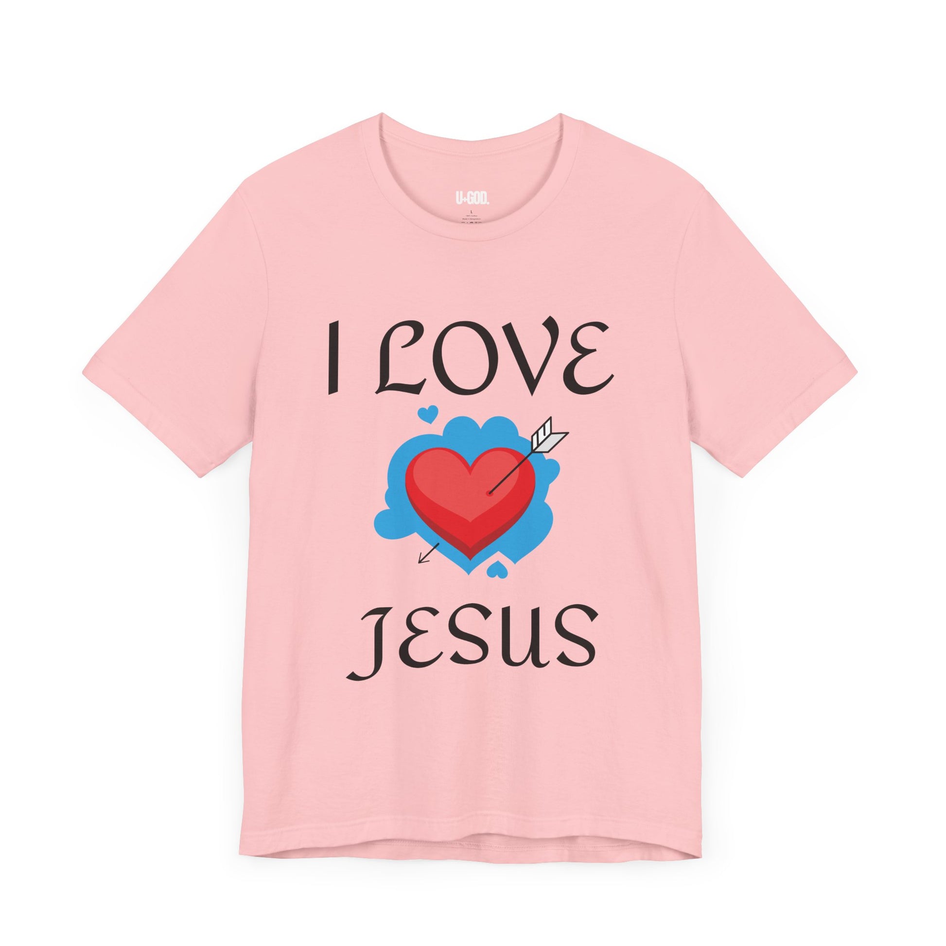 Unisex I love Jesus Tee - U+GOD
