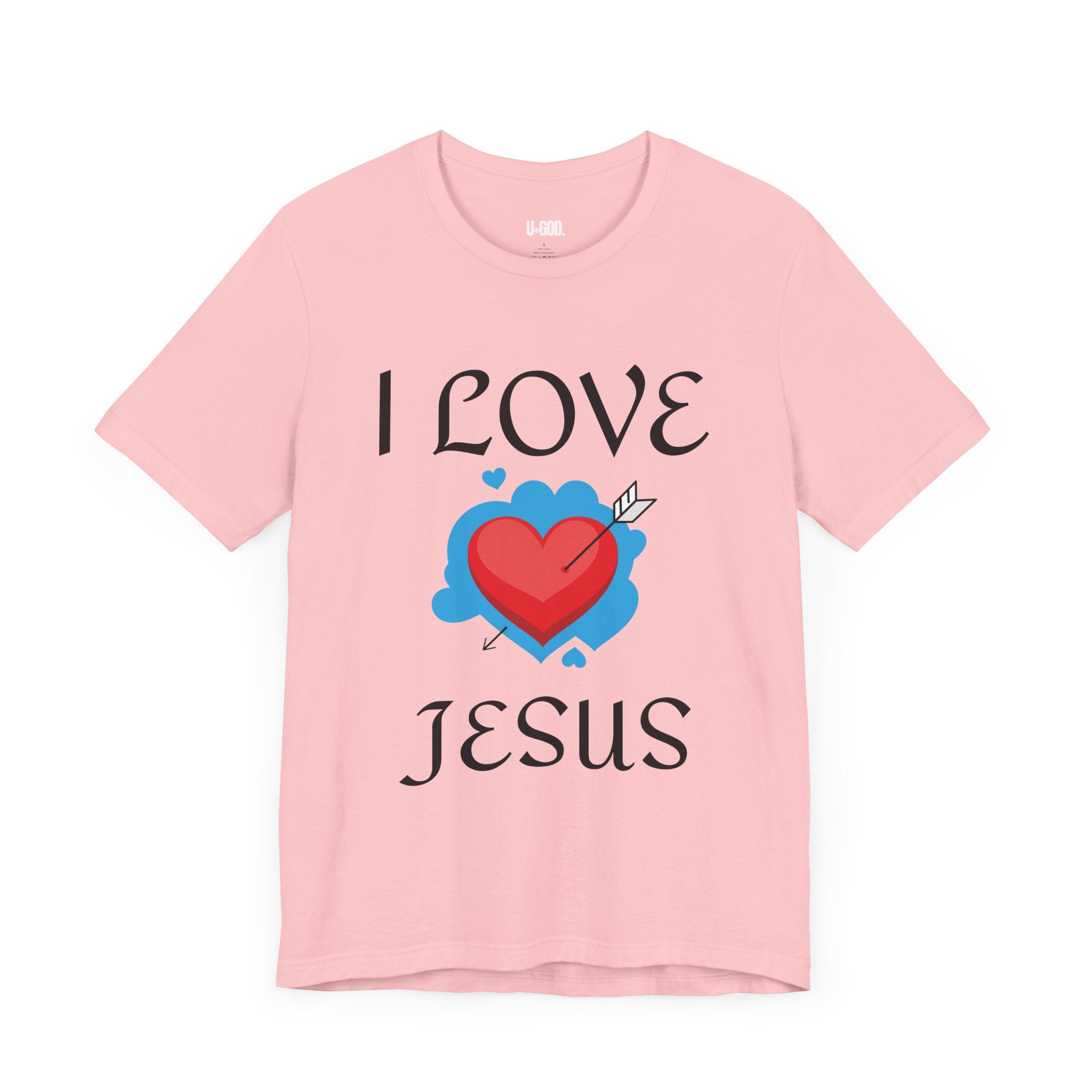 Unisex I love Jesus Tee - U+GOD