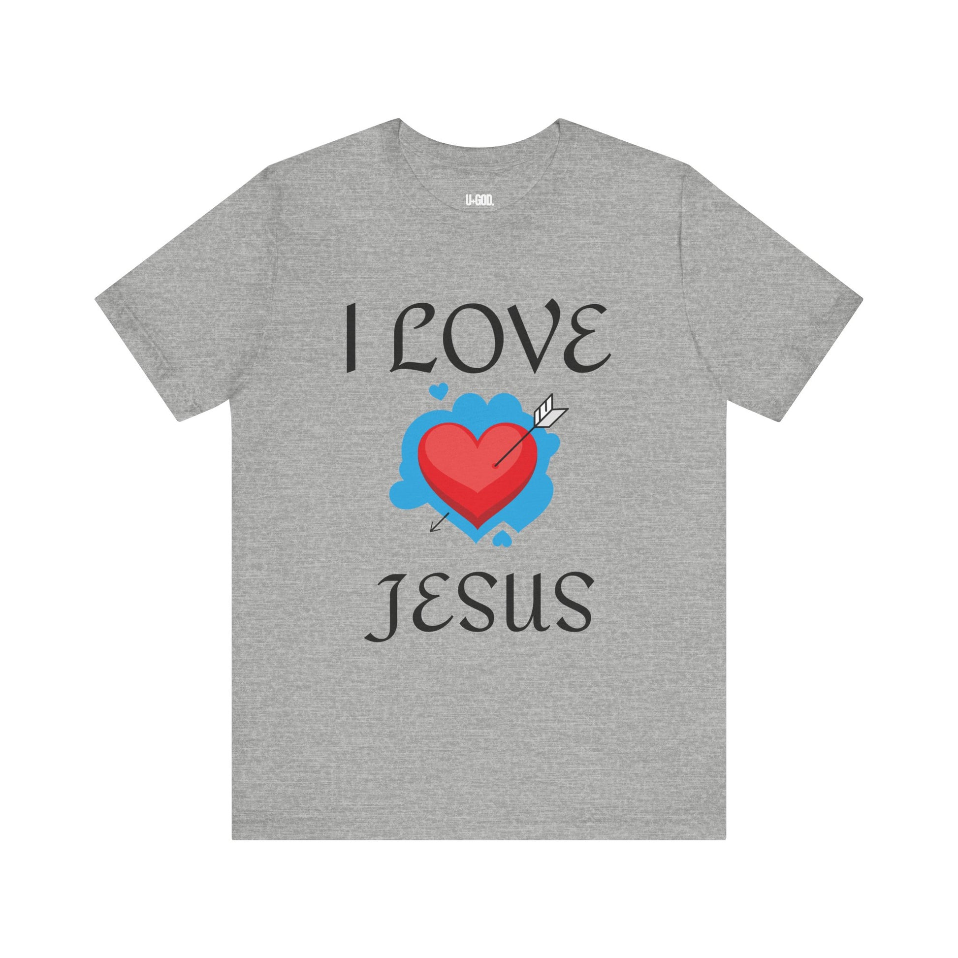 Unisex I love Jesus Tee - U+GOD