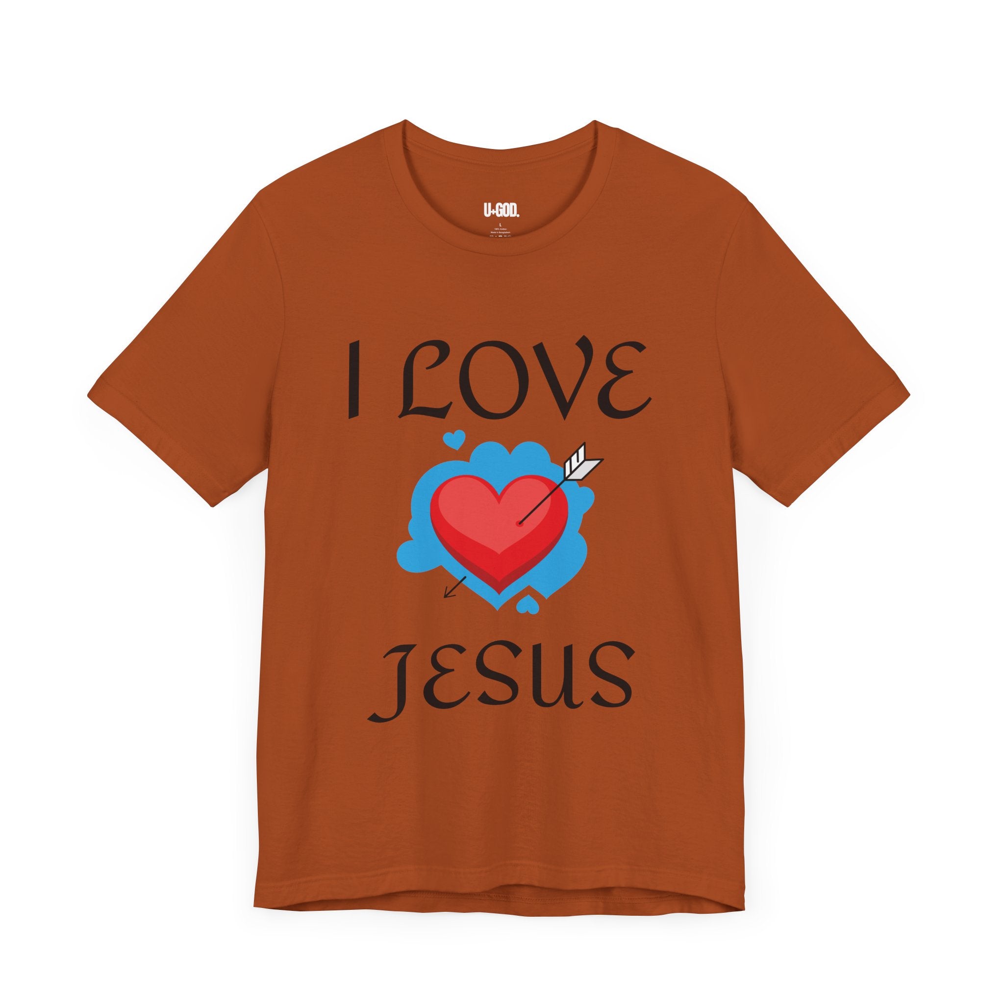 Unisex I love Jesus Tee - U+GOD
