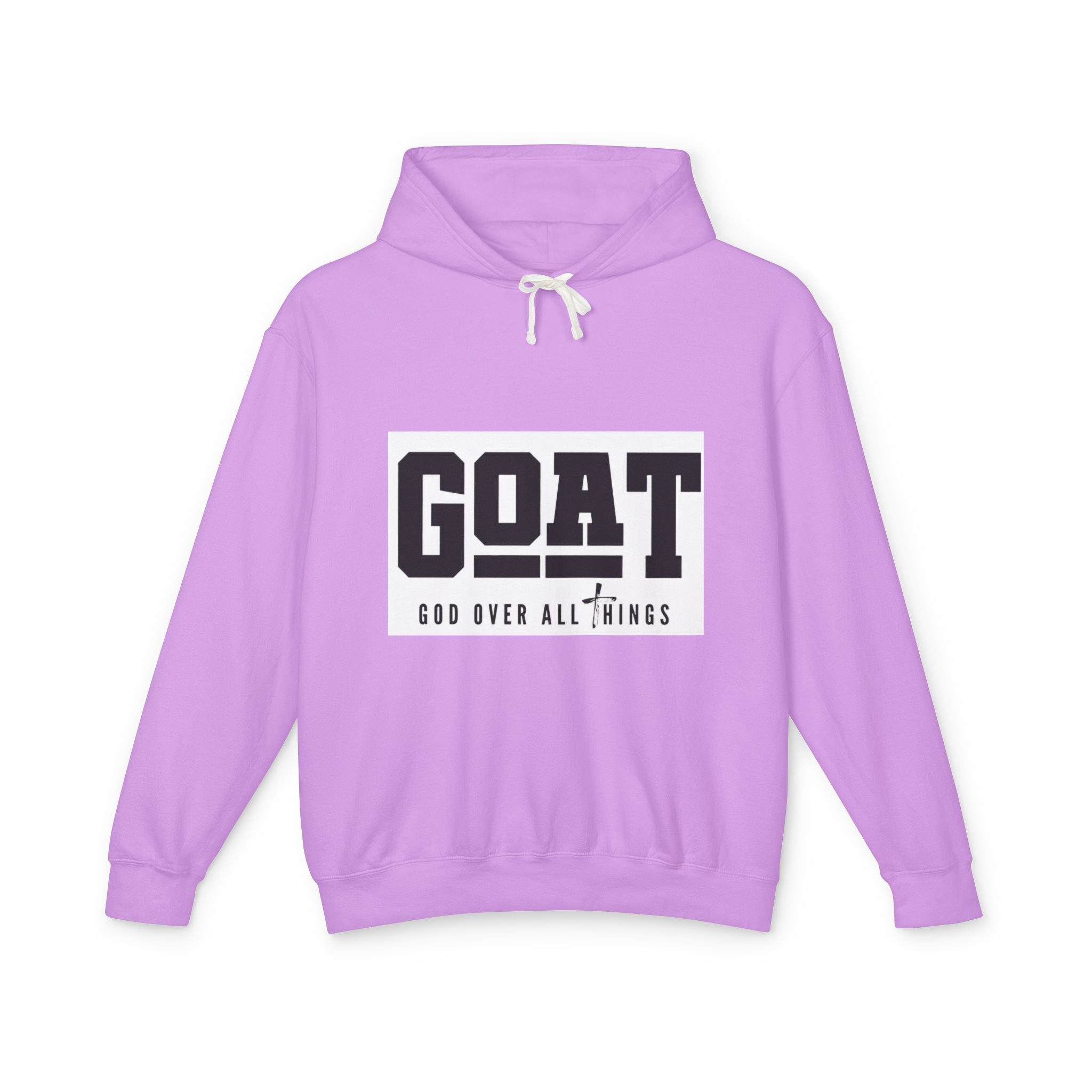 GOAT Hoodie — "God Over All Things" Lightweight Hooded Sweatshirt