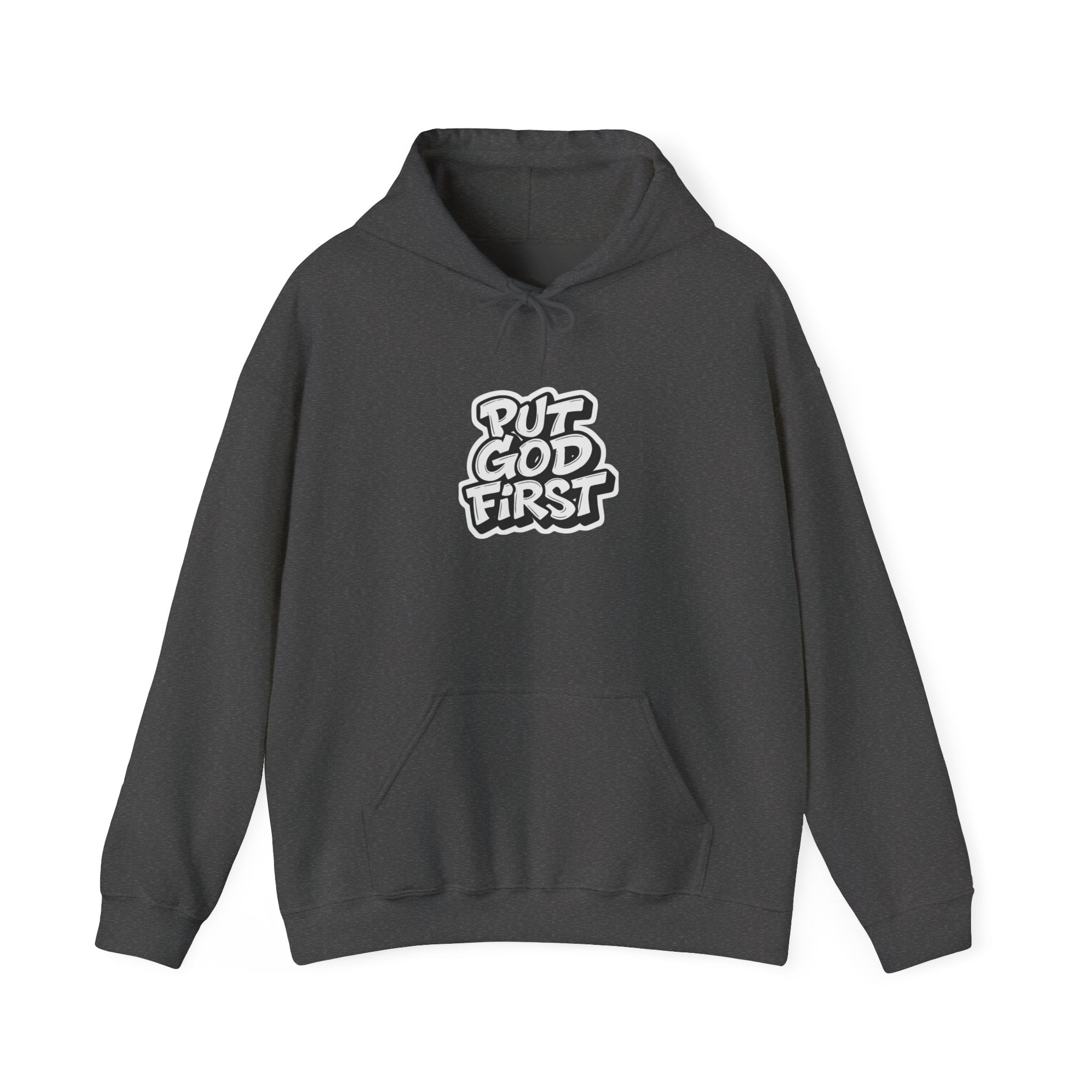 Put God First Hoodie — Christian Faith Pullover