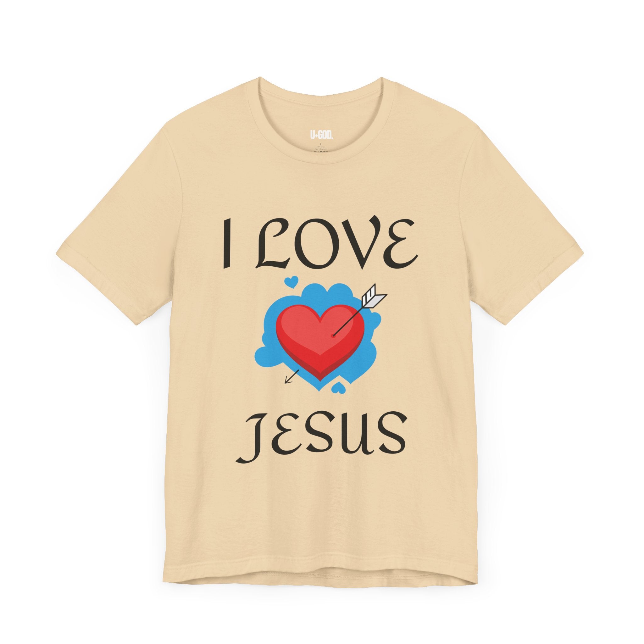 Unisex I love Jesus Tee - U+GOD