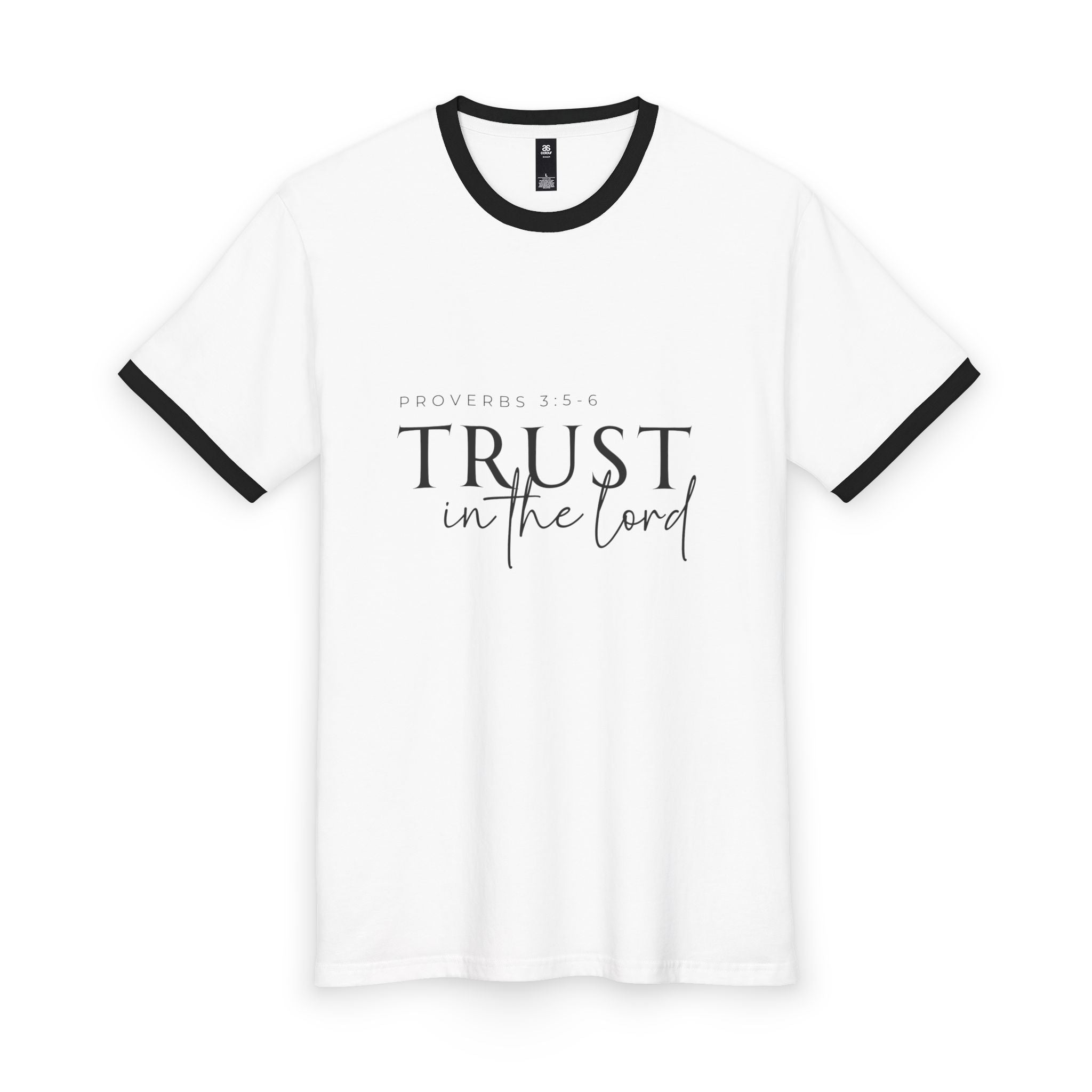 Men's Ringer Tee 'Trust in the Lord'
