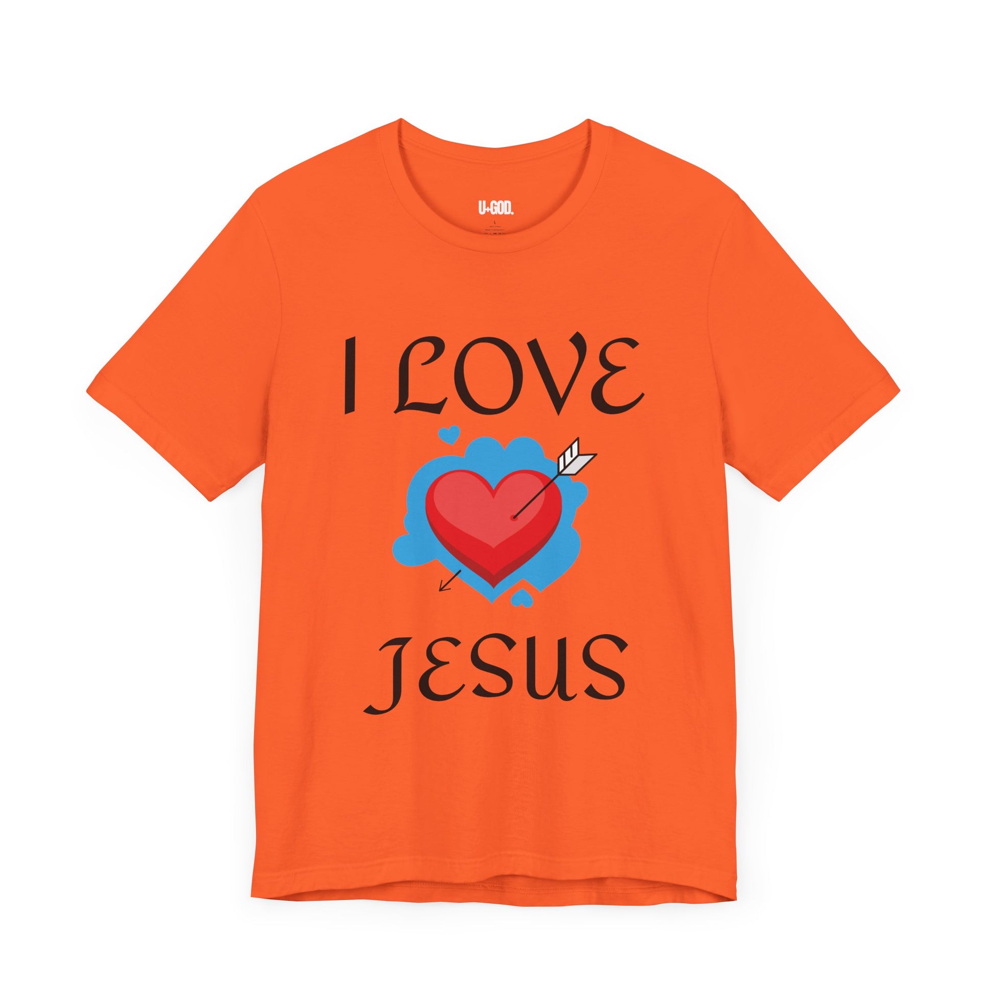 Unisex I love Jesus Tee - U+GOD