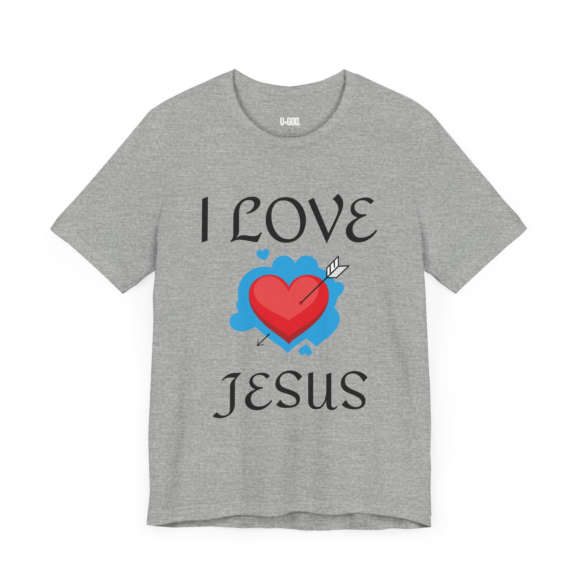 Unisex I love Jesus Tee - U+GOD