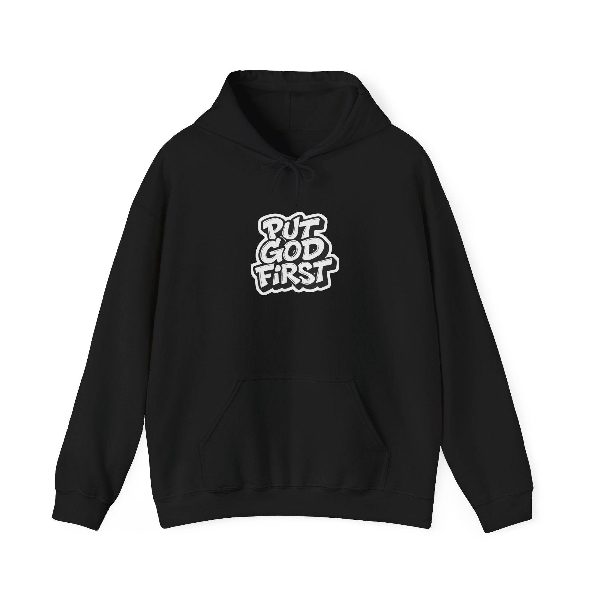 Put God First Hoodie — Christian Faith Pullover