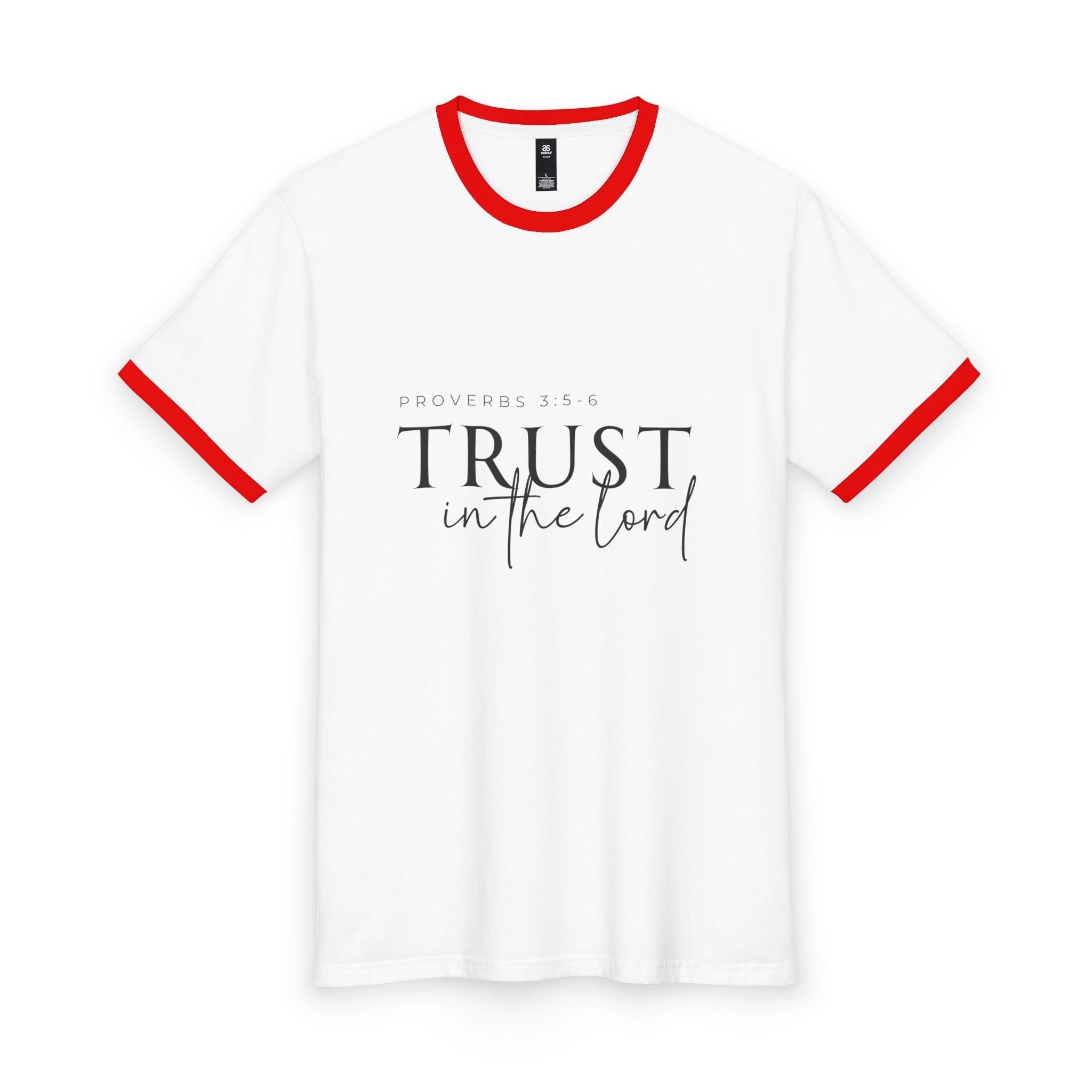 Men's Ringer Tee 'Trust in the Lord'