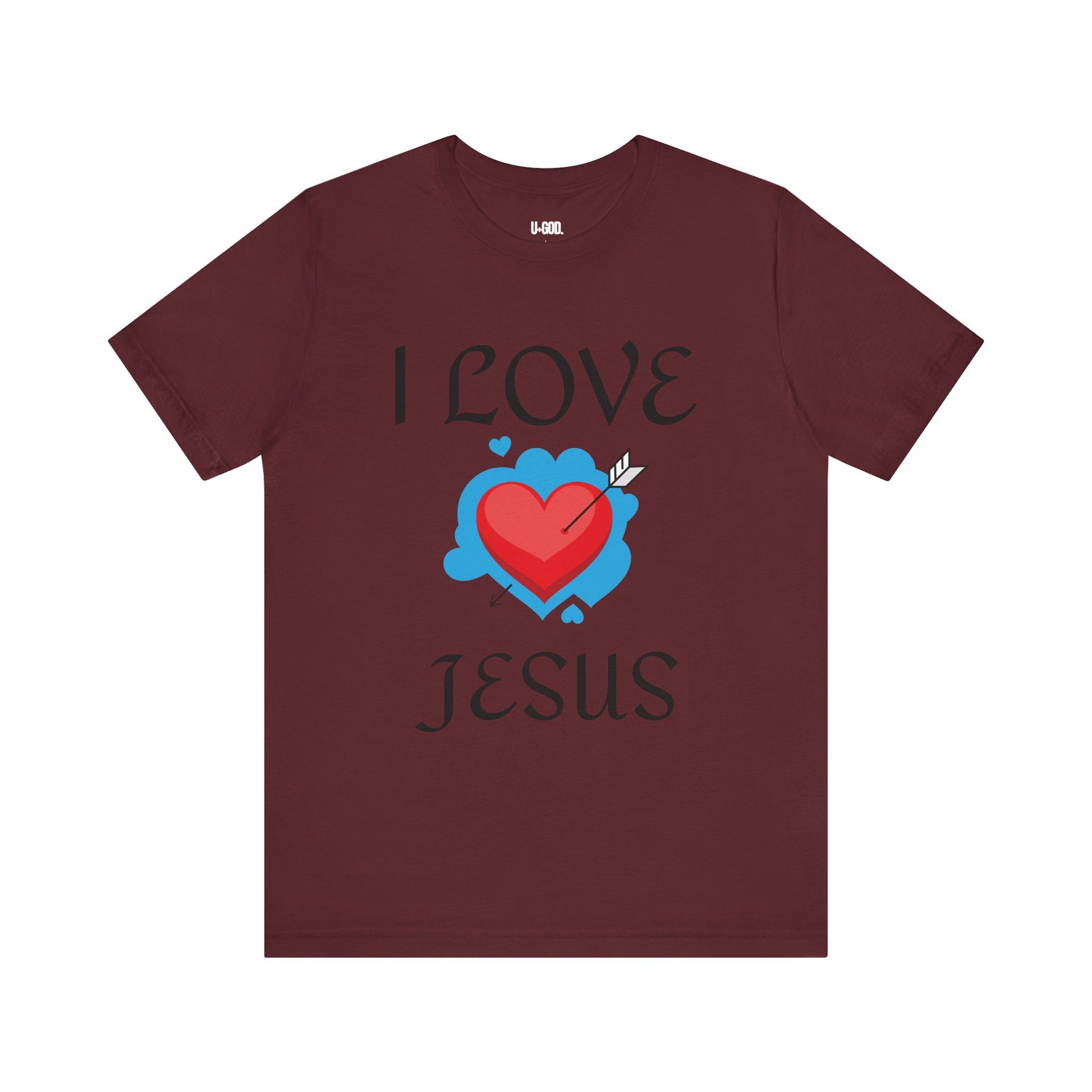 Unisex I love Jesus Tee - U+GOD