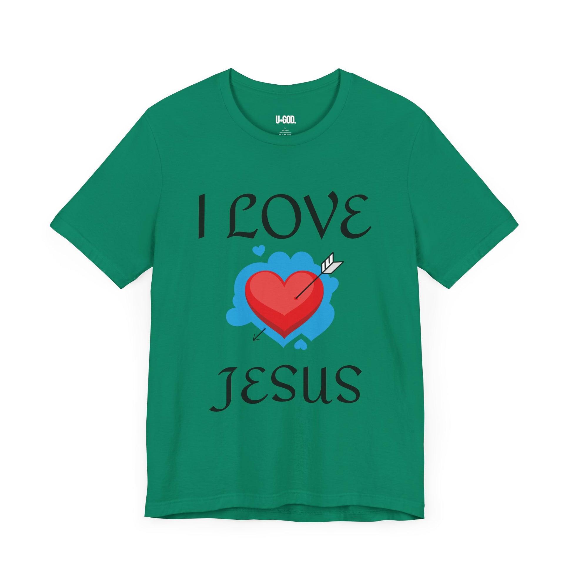 Unisex I love Jesus Tee - U+GOD
