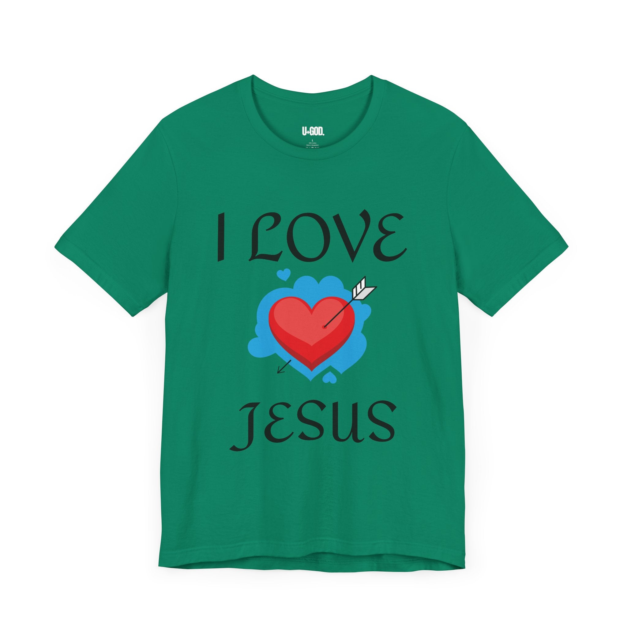 Unisex I love Jesus Tee - U+GOD