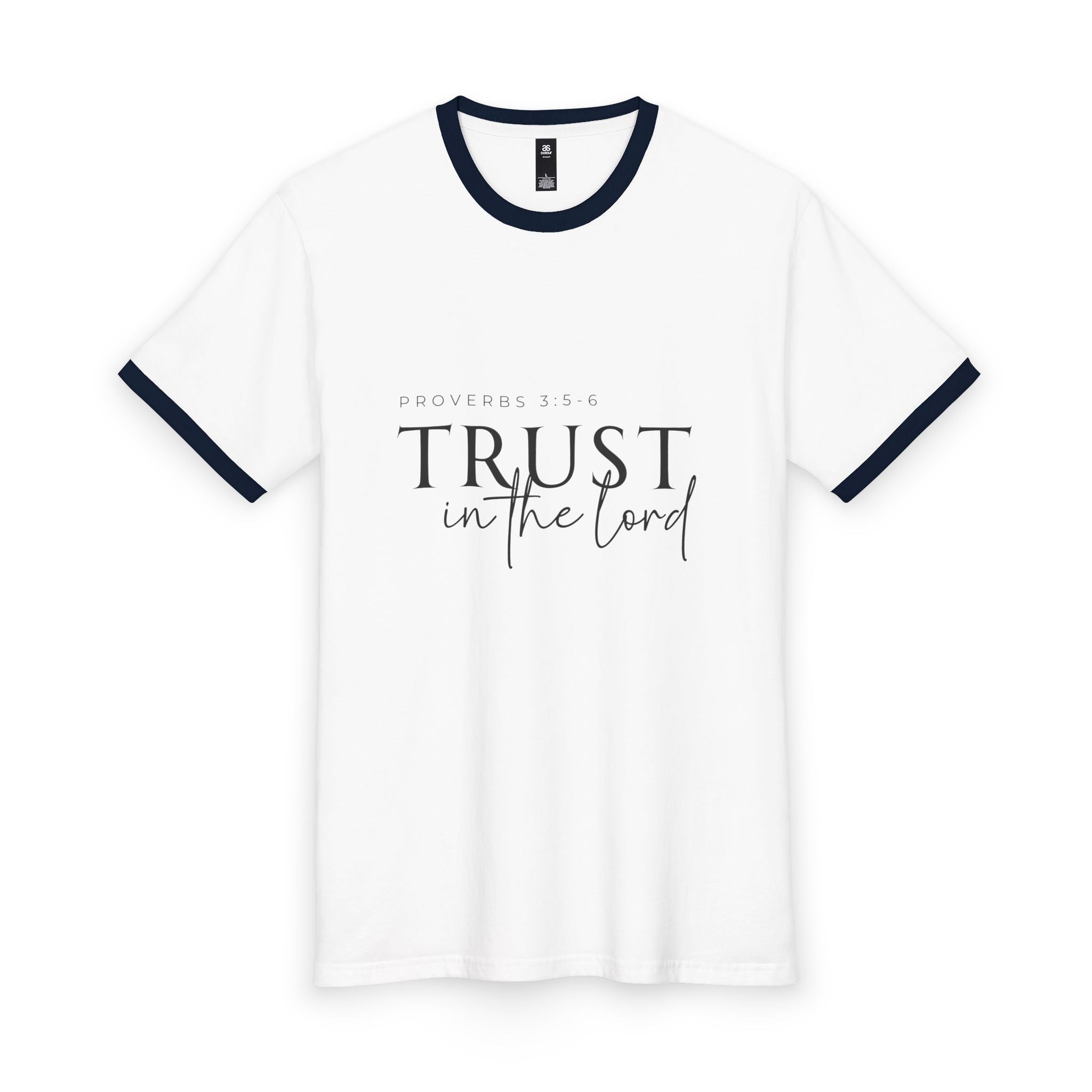 Men's Ringer Tee 'Trust in the Lord'