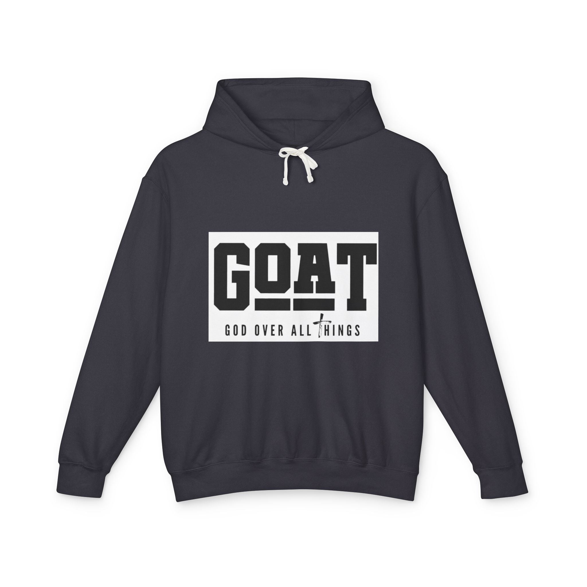 GOAT Hoodie — "God Over All Things" Lightweight Hooded Sweatshirt
